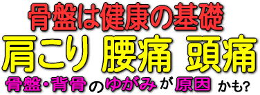肩こり、腰痛、頭痛